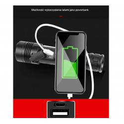 Latarka BatteryFirst BF1670 XHP70 + COB