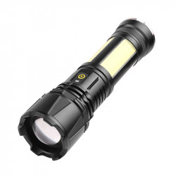 LATARKA XHP90 USB zoom 4xCOB LED z Magnesem + Ogniwo LiitoKala