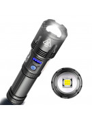 Latarka XHP100 zoom + COB LED + 26650 LiitoKala