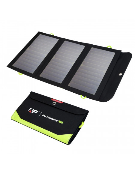 Allpowers ładowarka solarna 21W + powerbank 10000mAh